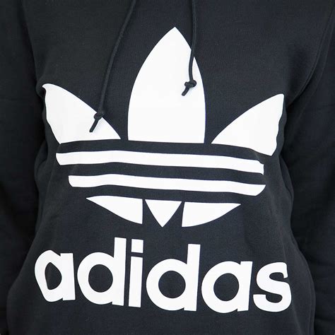 adidas trefoil kleid schwarz|adidas trefoil hoodie.